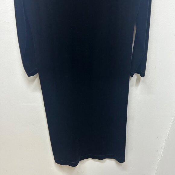 J. Jill Stretch Velvet Holiday Maxi Dress y2k medium petite - Picture 2 of 8